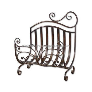 Porte-livres en métal noir, ajoutant un look élégant à la cuisine tout en offrant un support efficace pour les pages - Product Image 1