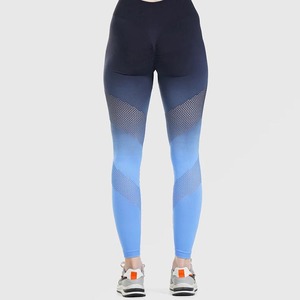 Leggings transpirables personalizados al por mayor para mujer, para gimnasio, yoga, leggings de verano para mujer, leggings de cintura alta para mujer - Product Image 3