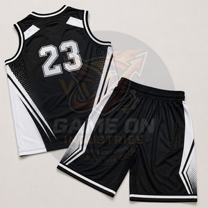 Custom Made Team Jersey Shorts Lightweight Sports Outfit Breathable Athletic Training Wear Men's Basketball Game Uniform Set - Product Image 5