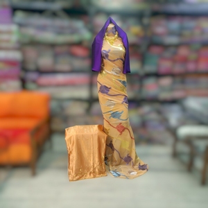 ผ้าลายดอกลาเวนเดอร์โซมาลีฟรานซาวี ดีรัก พร้อมลวดลายเถาวัลย์หลากสี และผ้าสำหรับงานหรูหรา - Product Image 4