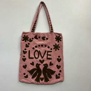 Sac à dos scolaire bohème en coton imprimé floral fait main pour enfants, idéal pour les voyages, sacoche pour ordinateur portable indienne pour filles et femmes – Meilleur prix de gros - Product Image 1