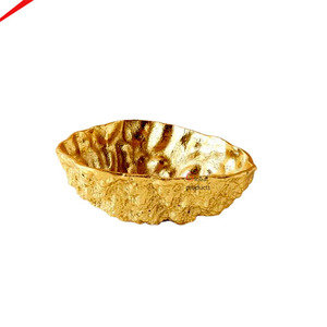 Luxury Look Modern Golden Metal Handicraft Serving <b>Chocolate</b> Bowl <b>Wedding</b> and Party Decorative Bowl - Product Image 1