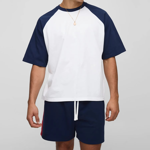 T-shirts à épaules tombantes personnalisés avec impression intégrale, streetwear, t-shirt graphique surdimensionné pour hommes, vente en gros - Product Image 1