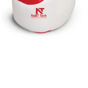 NeXT Tech INDUSTRIES Sport Ball Red White Solid Color Logo Design Durable Footbag Toy 2.5 Inches - Product Image 6