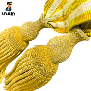 Fajas de hombro de color dorado y blanco para accesorios de uniformes Fajas de nueva llegada al mejor precio de CAVALRY SKT COMPANY - Product Image 4