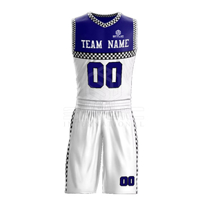ชุดบาสเก็ตบอลแบบกำหนดเองได้ ดีไซน์ล่าสุด พิมพ์ลายแบบ Sublimation  ชุดเปล่า ไซส์ใหญ่ ระบายอากาศได้ดี ราคาถูก - Product Image 3