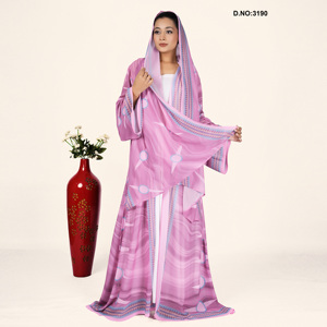 Abaya de Verano Elegante de Calidad de Exportación con Tela Ligera, Perfecta para el Trabajo o Salidas, Disponible a Precio de Fábrica - Product Image 1