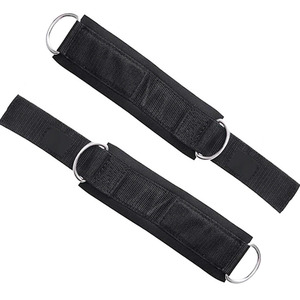 Breathable Non-Slip Neoprene Padded Ankle Straps Adjustable for Closure for Exercise Machines Compression Leg Cuffs for Glute - Product Image 5