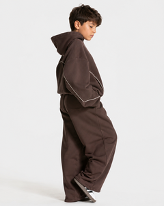 Kid Boys Pullover Hoodie Jogger <b>Set</b> Kid Boys Pullover Hoodie Jogger <b>Set</b> Bulk Kid Boy Jogger Hoodie <b>Set</b> Custom Kids Tracksuit OEM - Product Image 2