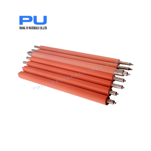 Rouleau en caoutchouc des machines de production de roues en polyuréthane (PU) installées au centre en aluminium - Product Image 3