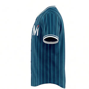 Camiseta de Béisbol Sublimada Personalizada, Ropa de Práctica Profesional para Equipos, Uniformes de Béisbol con Número, Nombre y Patrón Personalizados - Product Image 5