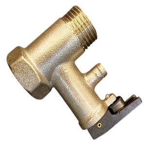 Vanne de sécurité en laiton de qualité supérieure Lucky Brass, 1/2 pouce BSP, pour chauffe-eau domestique, 0,8 MPa, 8 bars, 70 GM par seconde - Product Image 2