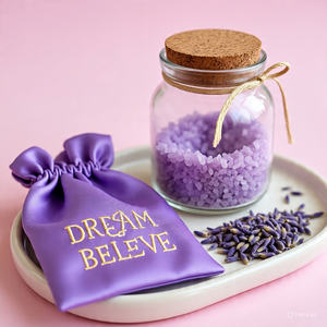 Bain de relaxation écologique aux sels de l'Himalaya et à la lavande Green Roots Herbal, avec huile aromatique naturelle, rechargeable, en emballage sur pied, pour la Fête des Mères - Product Image 5