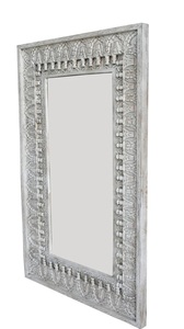 Contemporary Decorative <b>Mirror</b> for Modern Interiors Elegant Neutral Frame Styling with Premium Statement Beauty - Product Image 2