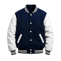 Veste universitaire rouge pour homme, couleur unie, fermeture à boutons, style preppy, polyester et coton, vêtement d'automne, coupe classique