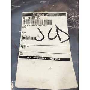 สายเคเบิล VARIAN 0068701802 สำหรับจ่ายไฟ - อุปกรณ์และอะไหล่เซมิคอนดักเตอร์ระดับโลกที่เชื่อถือได้ - Product Image 1