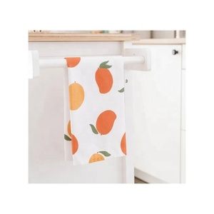 Approvisionnement d'usine à motifs floraux brodés simples pas chers en gros de bonne qualité en vrac meilleure vente de torchons en coton de l'Inde - Product Image 6