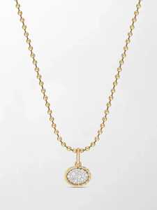 Pendentifs Diamant Pavé Taille Est-Ouest Autres Tailles Diamants de Laboratoire Modernes Minimalistes Délicats pour Usage Quotidien Charme Plaqué Or 14K 18K Certifié - Product Image 5