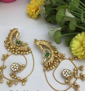 Aretes de Latón Chapados en Oro de Primera Calidad, Joyería Elegante para Mujer, Regalo de Boda, Compromiso, Fiesta - Product Image 2