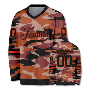 Uniforme de hockey sur glace respirant personnalisé avec impression par sublimation sans logo - Product Image 4