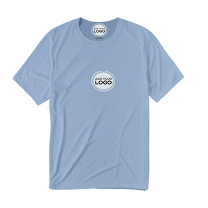 T-shirt de sport pour homme de haute qualité à séchage rapide, 100% fibre de bambou, respirant, avec logo sur le devant - Product Image 1