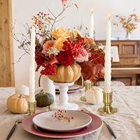 Support de bougie en laiton fait main personnalisable, bougeoir décoratif en métal pour la décoration de la maison, la table à manger et les mariages
