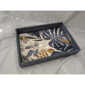 Plateau de service imprimé en MDF de luxe Série 73 Vaisselle exquise conçue pour rehausser votre expérience culinaire et de boisson - Product Image 2