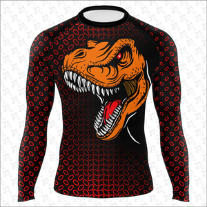 Custom Unisex Long Sleeve Rash Guard for BJJ-Quick Dry Breathable Polyester Spandex Material Custom Logo & Sizes Decent Brand - Product Image 3
