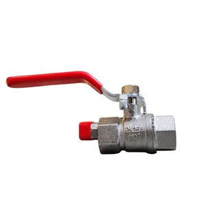 Vanne à boisseau sphérique forgée en laiton de 15 mm et 12 pouces, dispositif de régulation de débit à quart de tour, régulateur de fluides haute résistance pour systèmes d'eau, d'huile, de gaz et d'air - Product Image 1