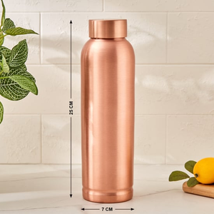 Bouteille d'eau en cuivre de haute qualité, bouteille d'eau en cuivre pur pour la salle de sport, le yoga, bouteille de qualité supérieure à prix abordable - Product Image 2