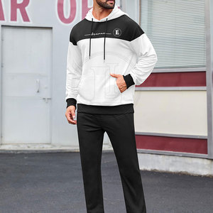 Best Selling Custom Made <b>Men</b> Tracksuit New Arrival 100% Cotton Breathable Winter Hooded Casual <b>Pullover</b> for Sale - Product Image 3