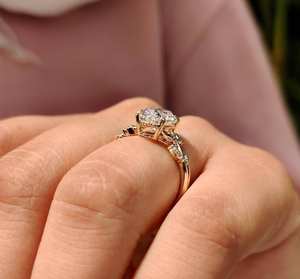 Anillos de Boda de Diamantes Cultivados en Laboratorio al por Mayor, 1 Quilate, Estilo Clásico Solitario, Sin Níquel, Sin Plomo, Oro Rosa Sólido, para Minoristas de Joyería - Product Image 3