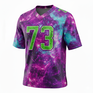 Uniforme Deportivo Unisex, Jersey de Fútbol Americano Personalizado, Ropa Deportiva de Manga Corta, 100% Poliéster, Ligero y Transpirable - Product Image 5