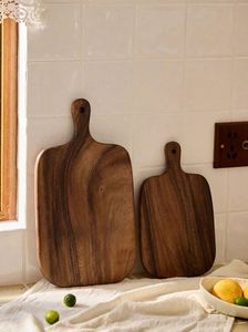 Tabla de Cortar de Madera Resistente, Material Ecológico de Grado Alimenticio para Uso en la Cocina, Segura para Cortar Carne y Verduras - Product Image 3