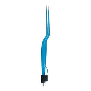 Pinzas Bipolares con Recubrimiento, Punta de Irrigación Manual Tipo Bayoneta para Cirugía ORL, Neurocirugía y Cardiaca, Pinzas Bipolares de Acero para Irrigación - Product Image 3