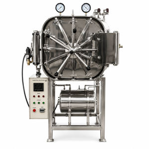 Autoclave Horizontal de 240L, Esterilizador Automático a Vapor, Control PLC, Pantalla LCD, Marca ELS Instruments, 110C-135C, para Laboratorio - Product Image 2