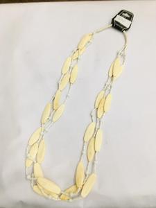 Blue <b>Turquoise</b> Statement <b>Beaded</b> Necklace with Natural Pearl Christian Pendant Chain for Trendy Daily Party Wear - Product Image 2