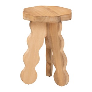 แท่นวางแกะสลักจากไม้กระถินณรงค์ ขายส่ง - งานฝีมือรูปทรงธรรมชาติ - Product Image 3