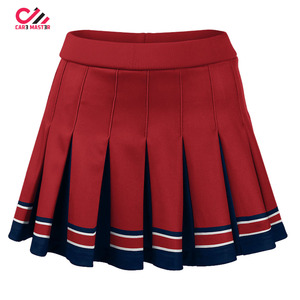 Jupe plissée décontractée personnalisée pour femme, couleur unie, été, écologique, douce, respirante, avec doublure de sécurité, uniforme scolaire - Product Image 3