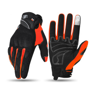Sparco Full Finger Racing Gloves Black PU Non Slip Breathable <b>Hook</b> And Loop Closure <b>Outdoor</b> Motocross Unisex - Product Image 6