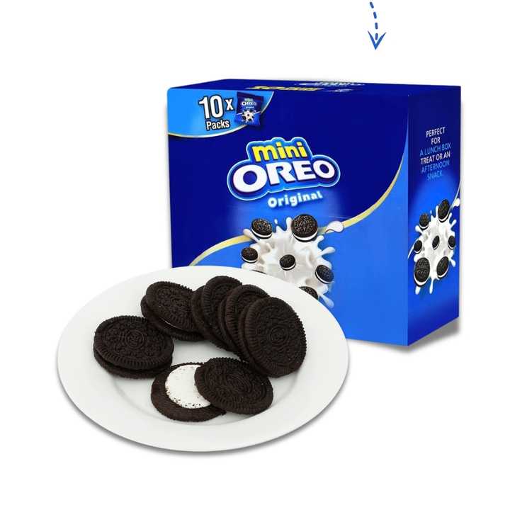 Wholesale Oreo Biscuits and Cookies Sweet Crispy Glucose Crackers in Bulk Cream and Chocolate Flavors Box Packaging