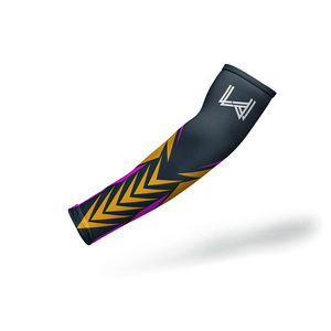 Custom Unisex Compression Heat Transfer Printed Sports <b>Arm</b> <b>Sleeves</b> UV <b>Protection</b> Personalized Logo Text 100% Polyester Fabric - Product Image 3