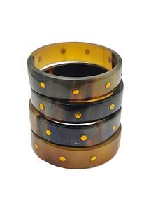 Bracelet en corne naturelle de luxe, bijoux bohèmes faits à la main, qualité supérieure - Product Image 4