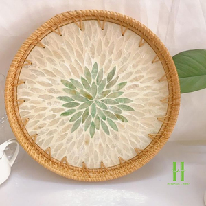 Bandeja de Servir de Nácar al por Mayor, Hecha a Mano, Ecológica, Decorativa para el Hogar, Hotel, Bodas y Decoración de Mesa - Product Image 6