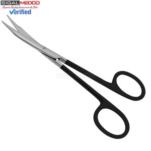 กรรไกรผ่าตัด Steven Tenotomy ขนาด 4.5 นิ้ว แบบโค้ง Supercut ผลิตจากเหล็กเยอรมัน คมกริบ ได้รับการรับรองมาตรฐาน CE สำหรับการผ่าตัดเนื้อเยื่อ รับประกัน 3 ปี - Product Image 1