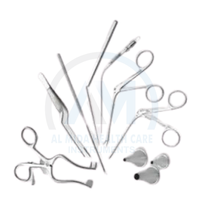 Ensemble d'instruments microchirurgicaux Al Mida Healthcare pour chirurgie auriculaire, certifié CE Classe I, outils de chirurgie générale manuels, ISO13485, hôpital - Product Image 2
