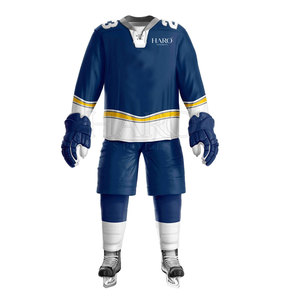 High Quality Men Ice Hockey Uniform Designed For Comfort And Performance Breathable Fabric With Customized Color And Size - Product Image 2