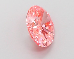 Diamant CVD rose vif fantaisie de forme ovale de luxe de 2,28 carats, clarté VVS2, polissage excellent, diamant non monté pour bijoux - Product Image 4