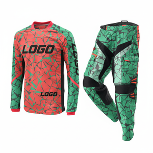 Équipement de motocross personnalisé à séchage rapide en polyester, unisexe, pour adultes, vêtements de course de moto tout-terrain, manches longues, équipement d'équipe de course professionnel, tout - Product Image 4