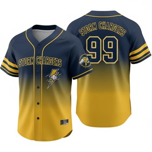 Jersey Baseball Amerika Jahitan Bordir untuk Pria Wanita Anak-anak, Jersey Custom Ukuran USA, Pakaian Tim, Jersey Softball - Product Image 3